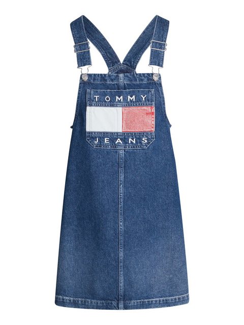 Tommy Jeans Jeanskleid PINAFORE DRESS DH6031 EXT mit großem Logo günstig online kaufen