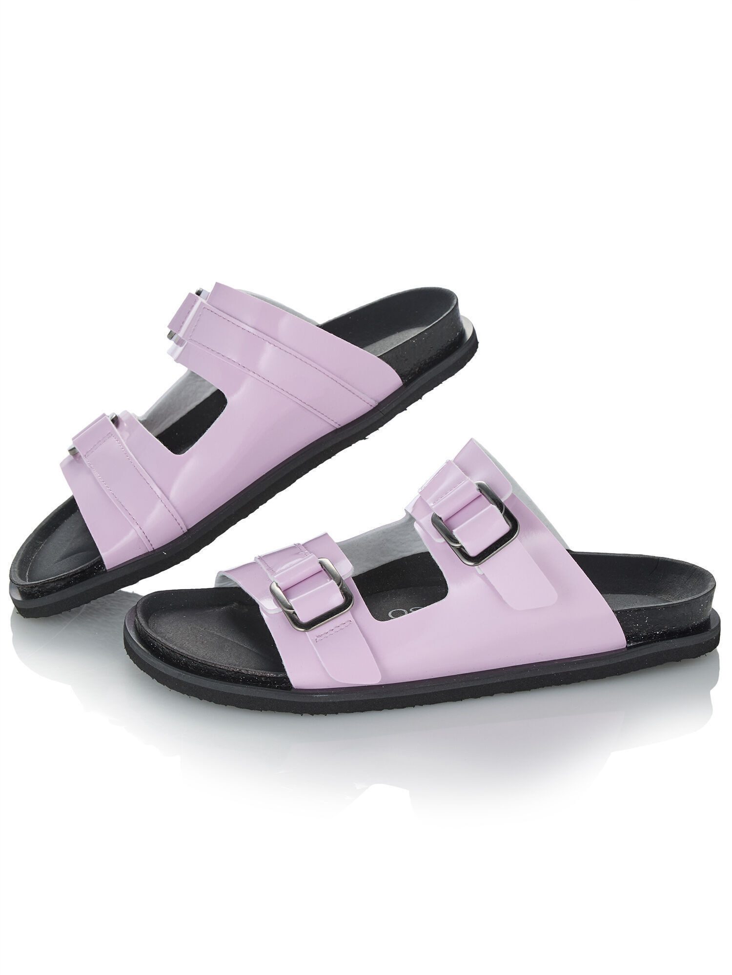 MIALUSSO Sandale Pantolette in Lack-Optik günstig online kaufen