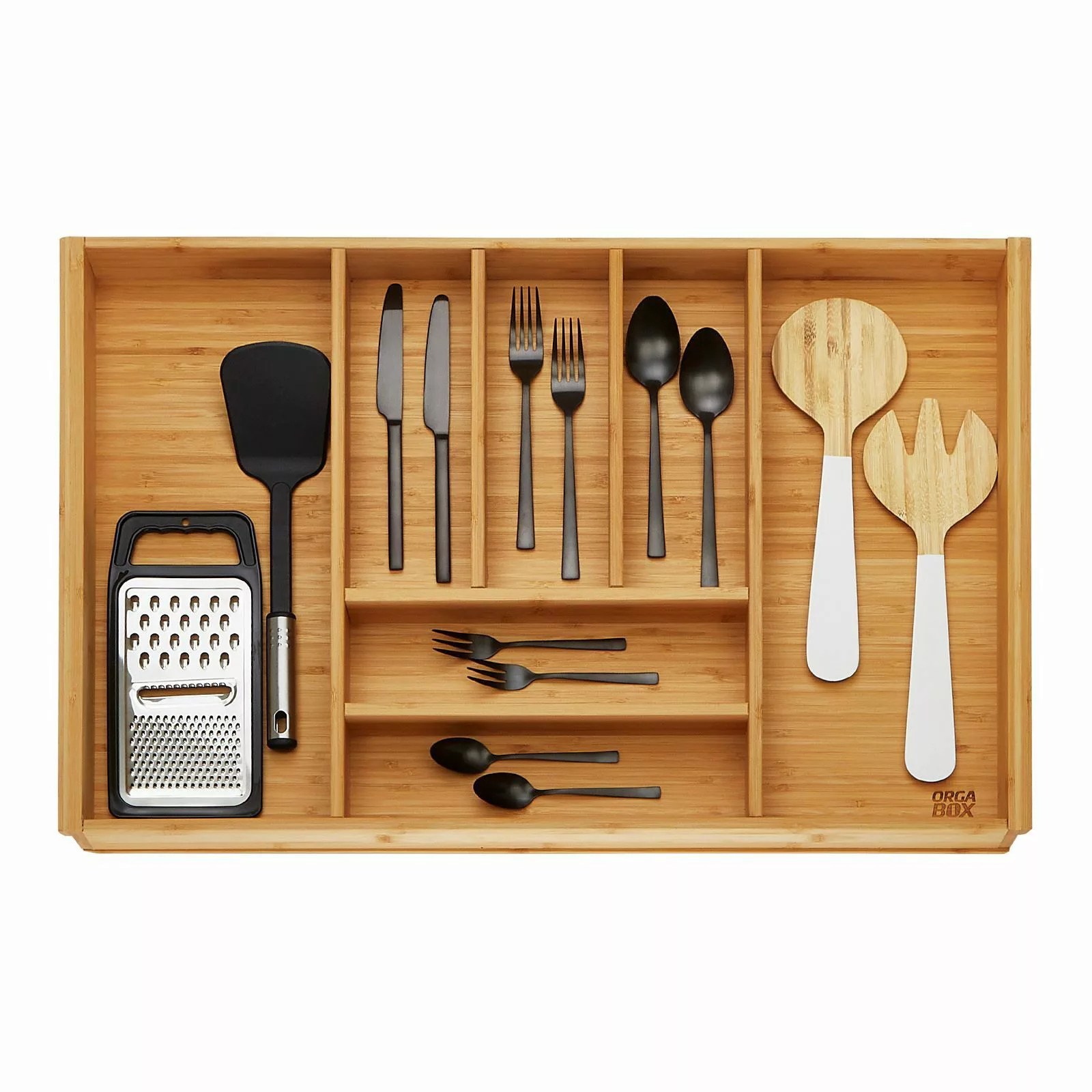 SO-TECH® Besteckeinsatz Bambus Besteckkasten ORGA-BOX 3 günstig online kaufen