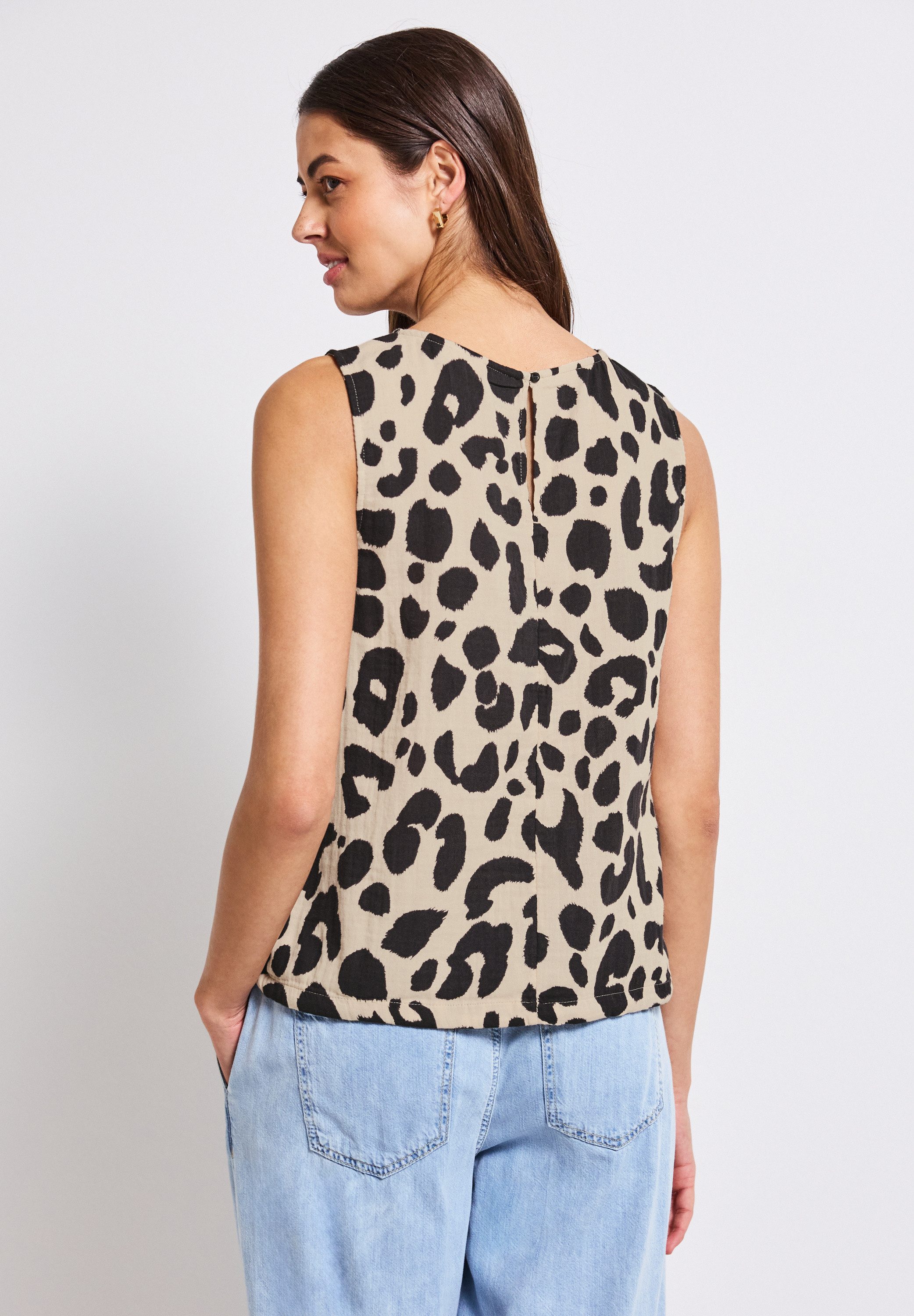 STREET ONE Blusentop im Leo Design günstig online kaufen