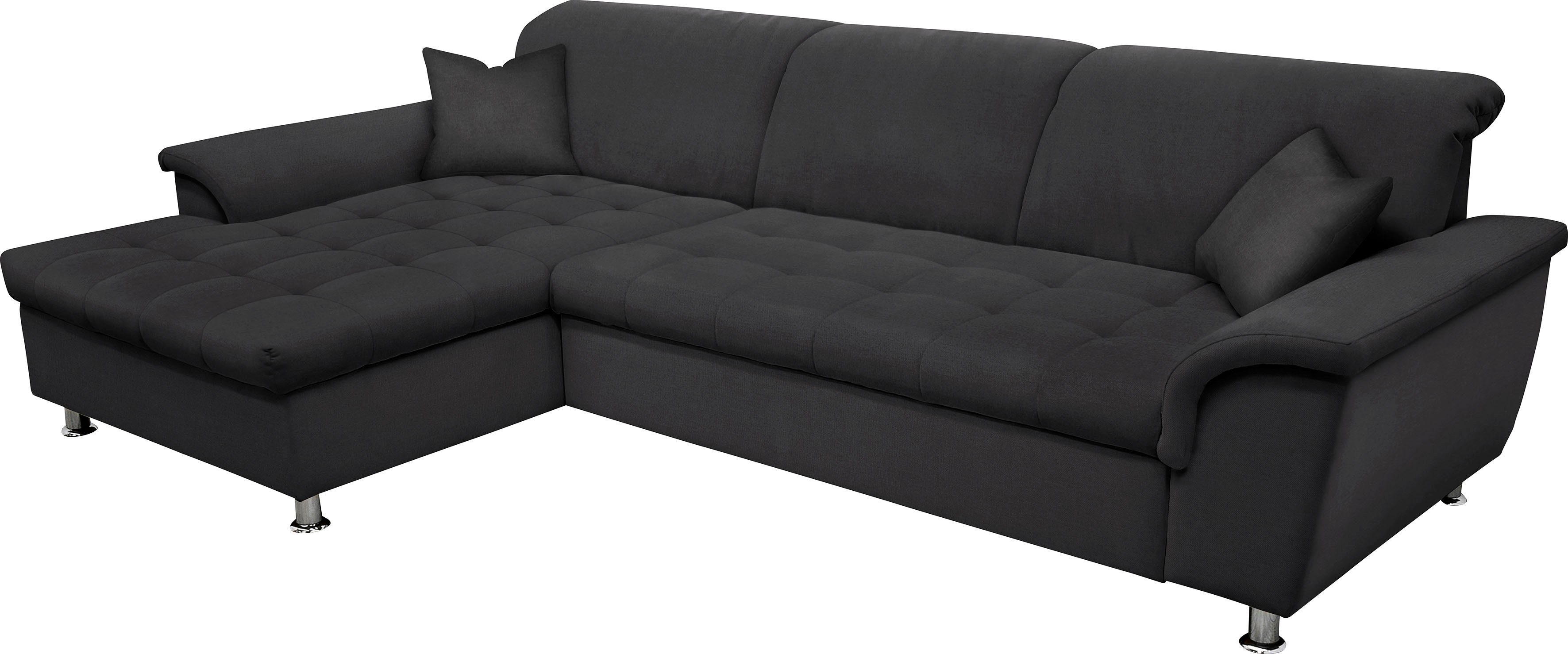DOMO collection Ecksofa "Franzi B/T: 278/162 cm, L-Form, belastbar bis 140k günstig online kaufen