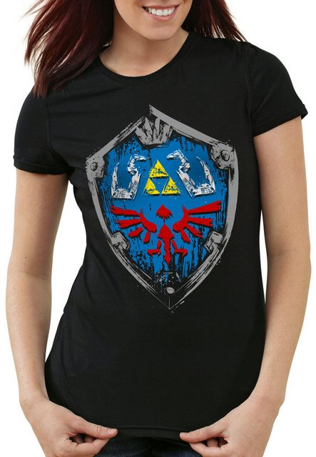 style3 T-Shirt Hylia-Schild link hyrule gamer zelda link nintendo switch günstig online kaufen