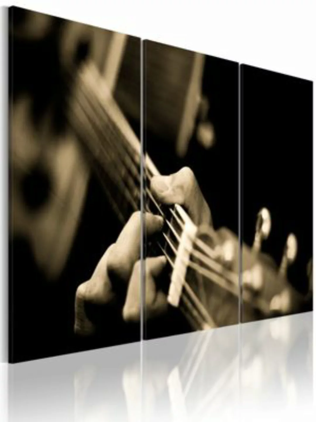 artgeist Wandbild Magischer Gitarrenklang braun-kombi Gr. 60 x 40 günstig online kaufen