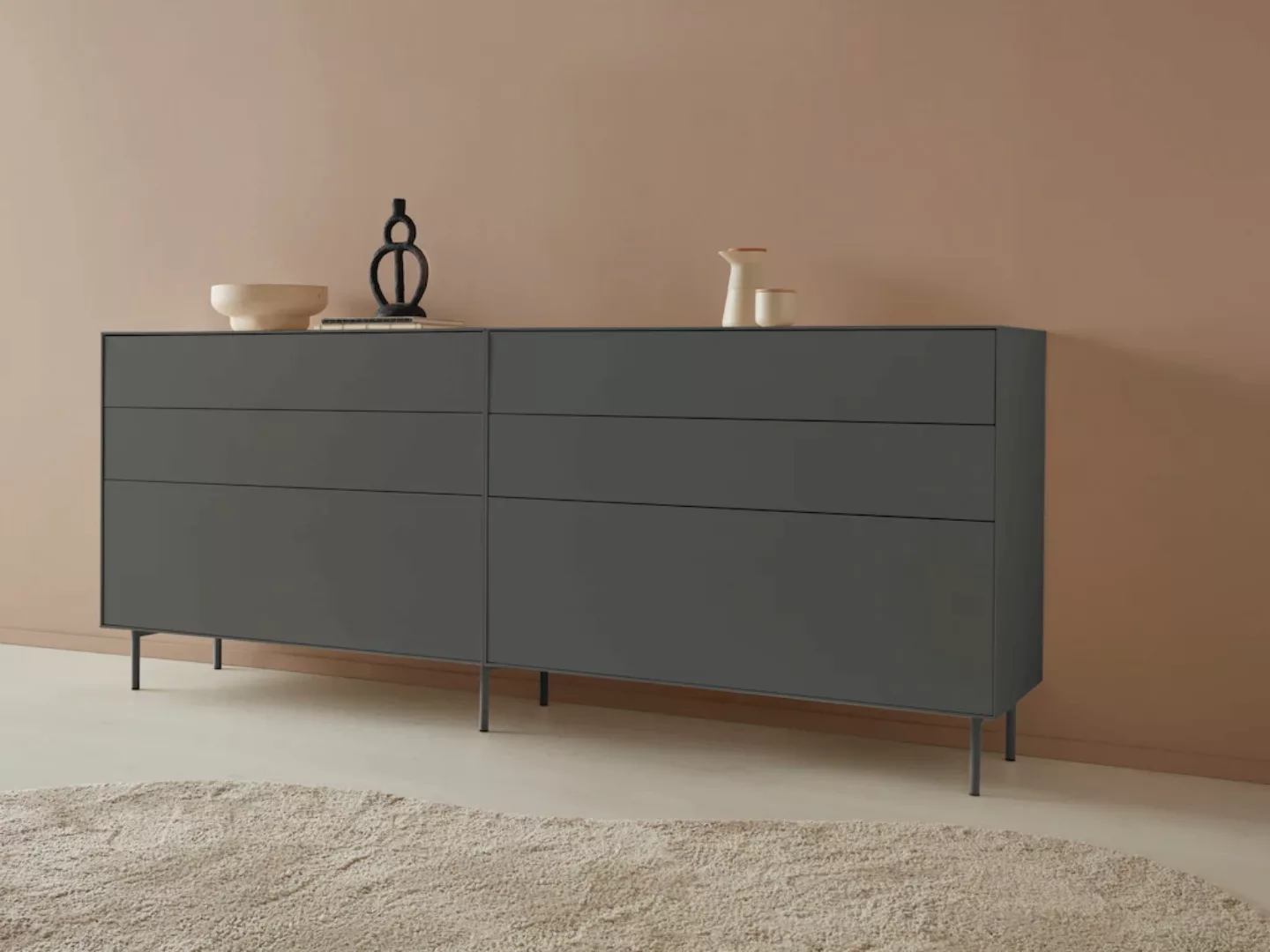 LeGer Home by Lena Gercke Sideboard "Essentials", (2 St.), Breite: 224cm, M günstig online kaufen