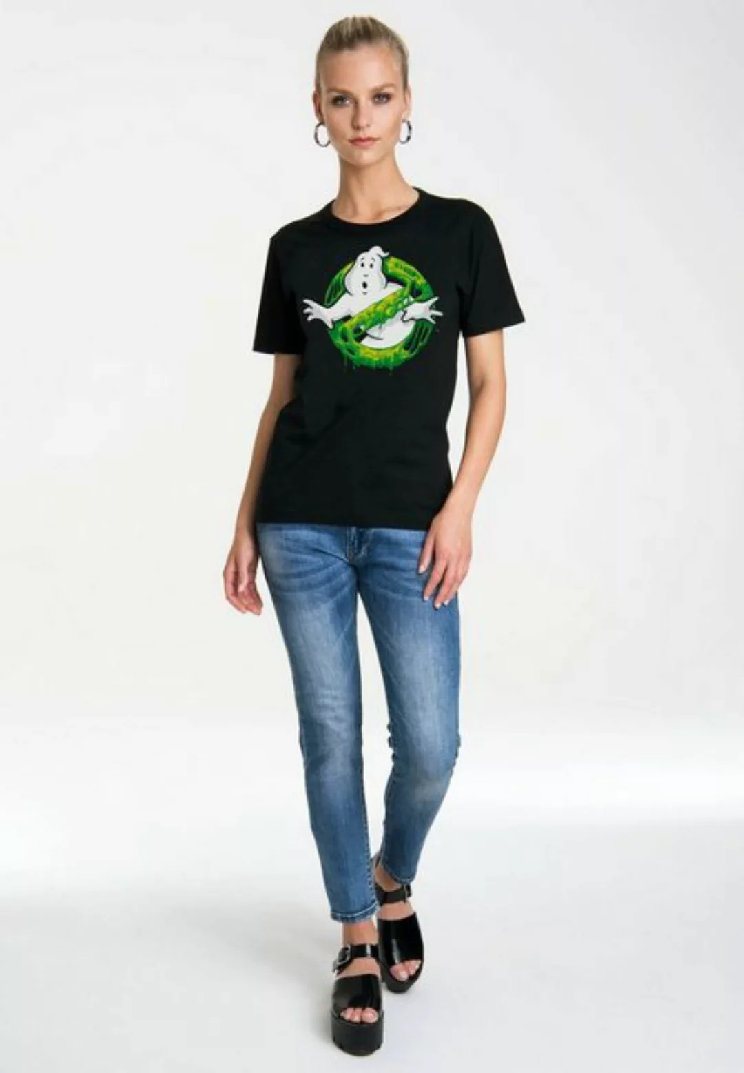 LOGOSHIRT T-Shirt Ghostbusters Slime Logo mit coolem Print günstig online kaufen