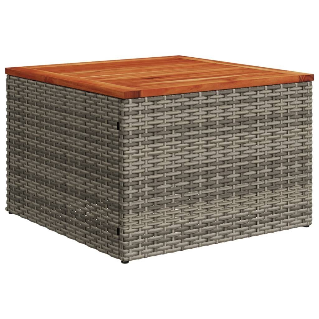 vidaXL Gartentisch Gartentisch Grau 55x55x37 cm günstig online kaufen