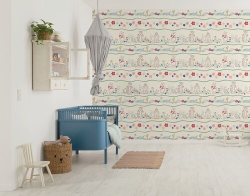 Komar Vlies Fototapete Disney Winnie the Pooh Friends In Garden Bunt günstig online kaufen