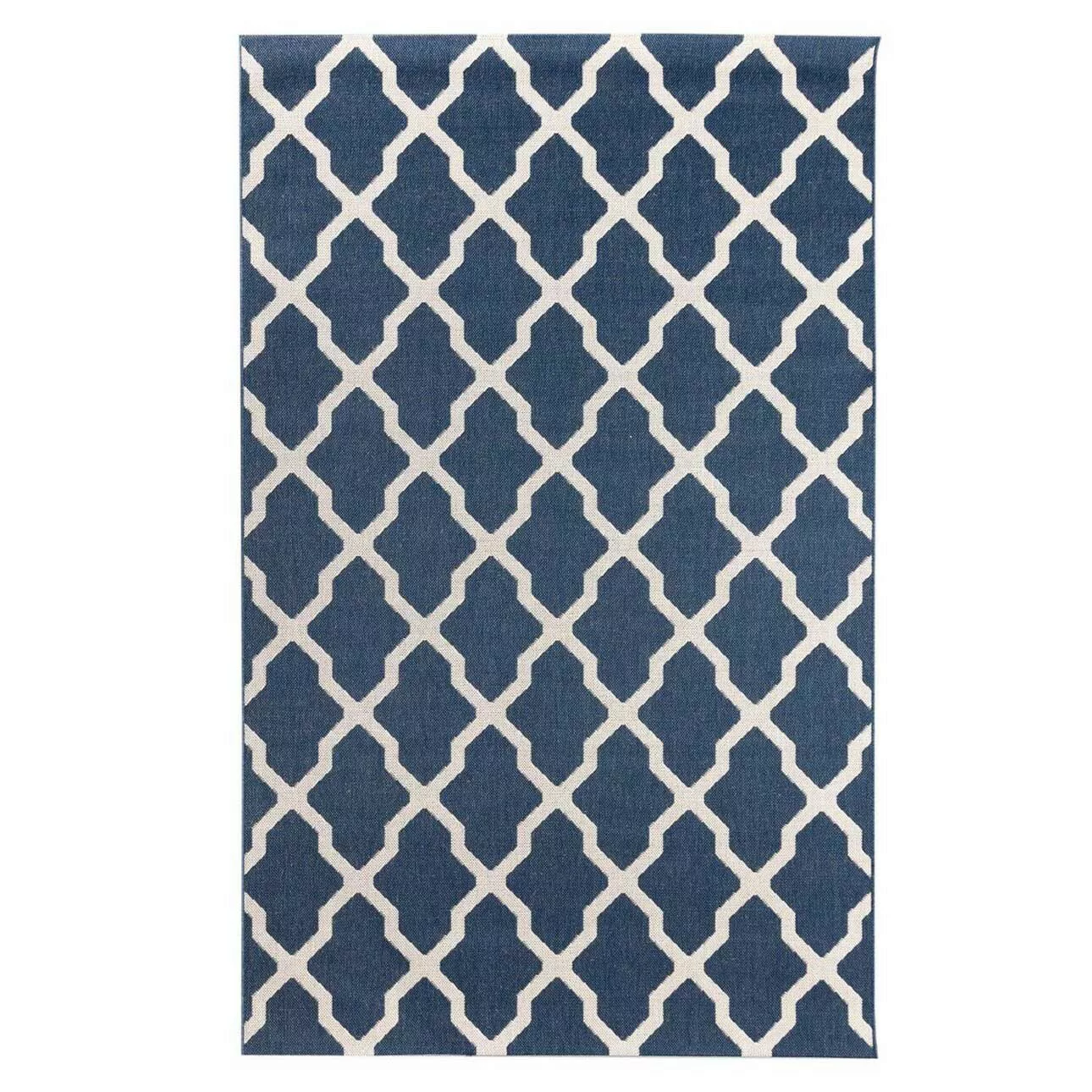 Teppich Cottage blue/ wool 160x230cm, 160 x 230 cm günstig online kaufen