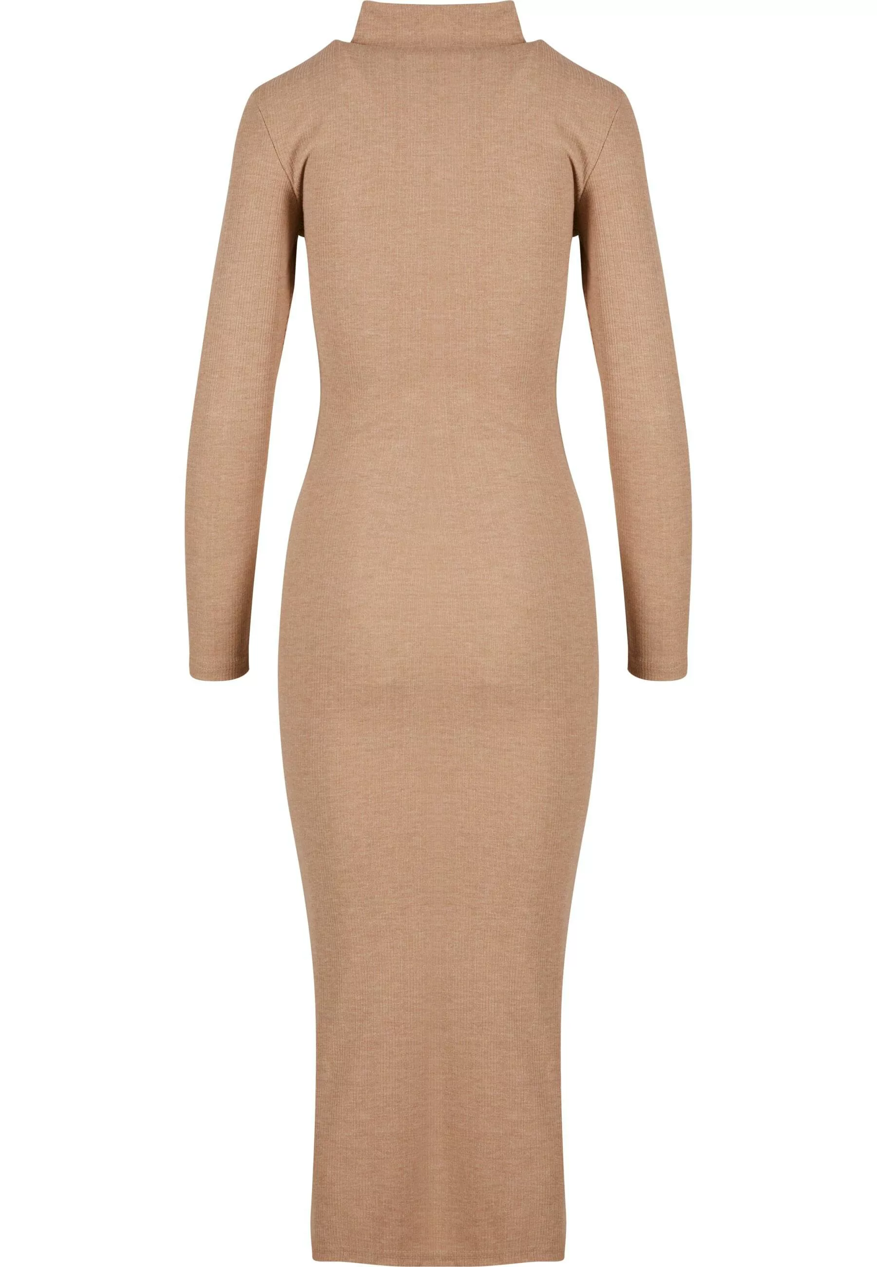 URBAN CLASSICS Shirtkleid "Urban Classics Ladies Rib Longlseeve Mockneck Dr günstig online kaufen