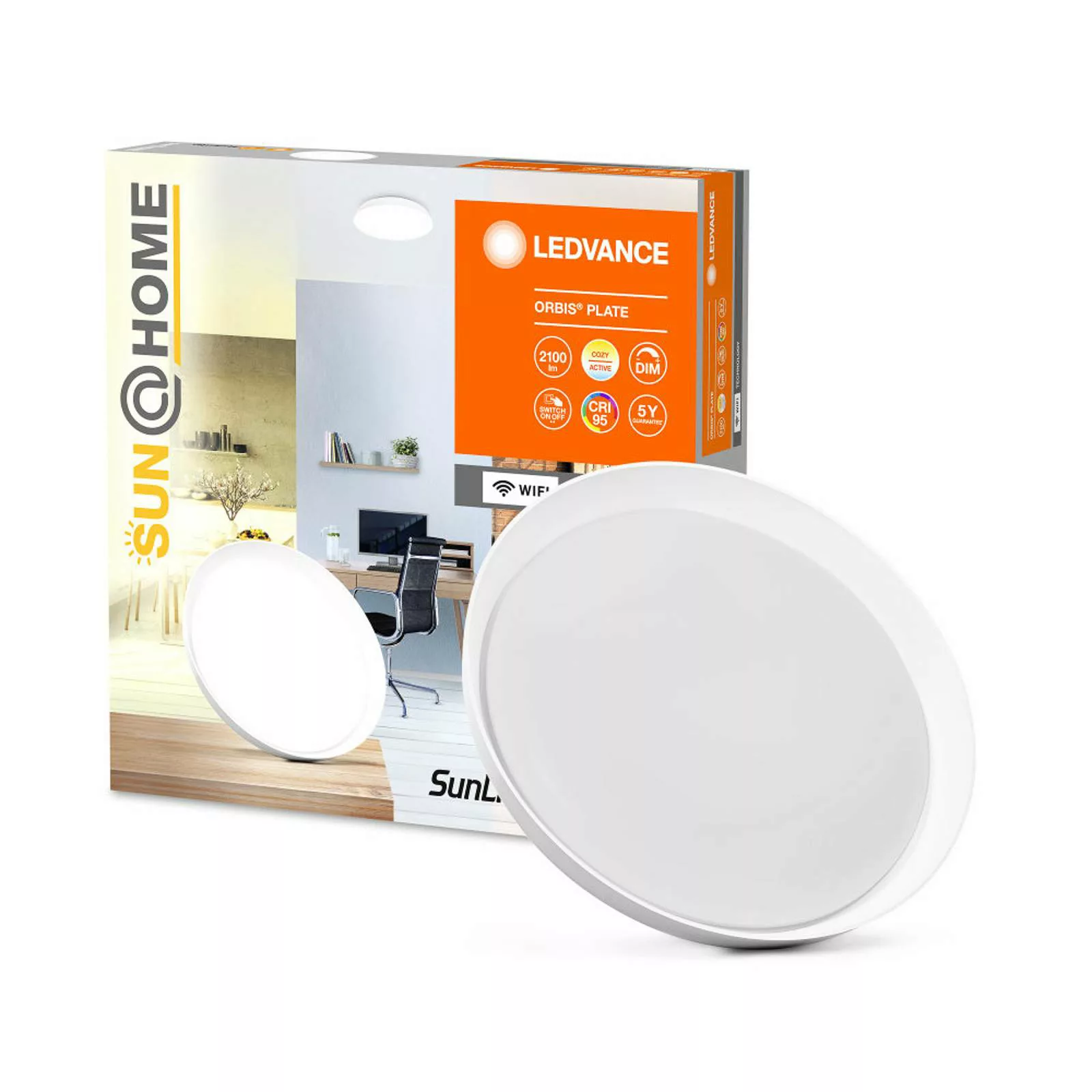 LEDVANCE SUN@Home Orbis Plate LED-Deckenleuchte günstig online kaufen