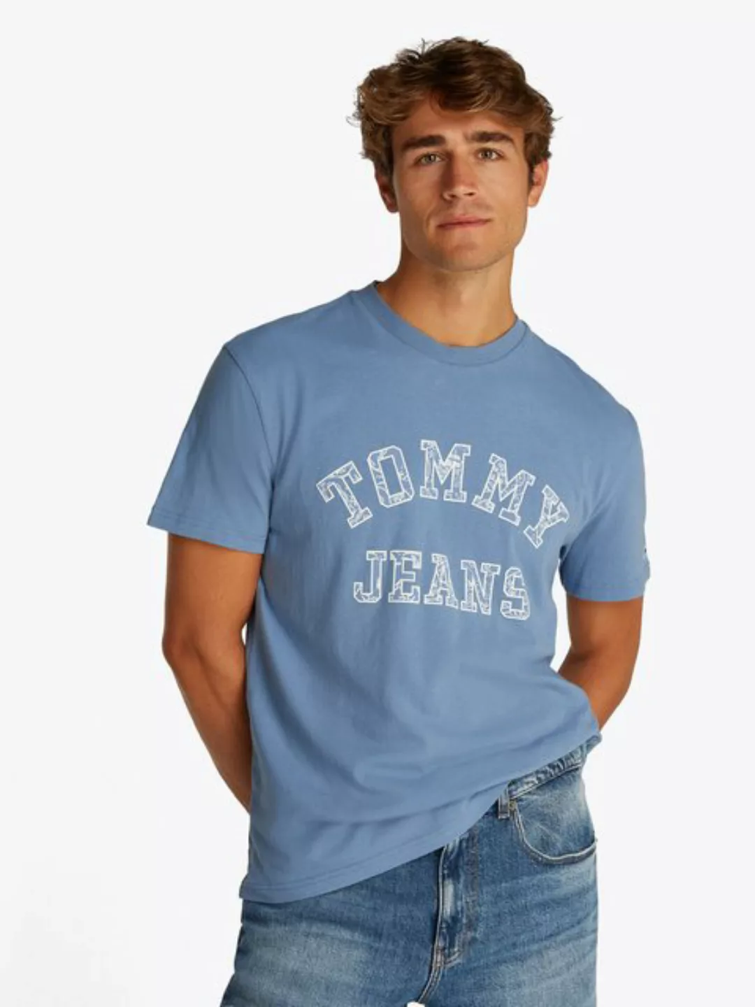 Tommy Jeans T-Shirt TJM REG PAISLEY COLLEGE TEE EXT günstig online kaufen