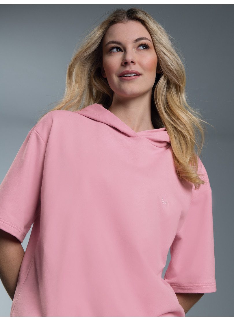 Trigema Kapuzensweatshirt "TRIGEMA Kurzarm Cropped Hoodie" günstig online kaufen