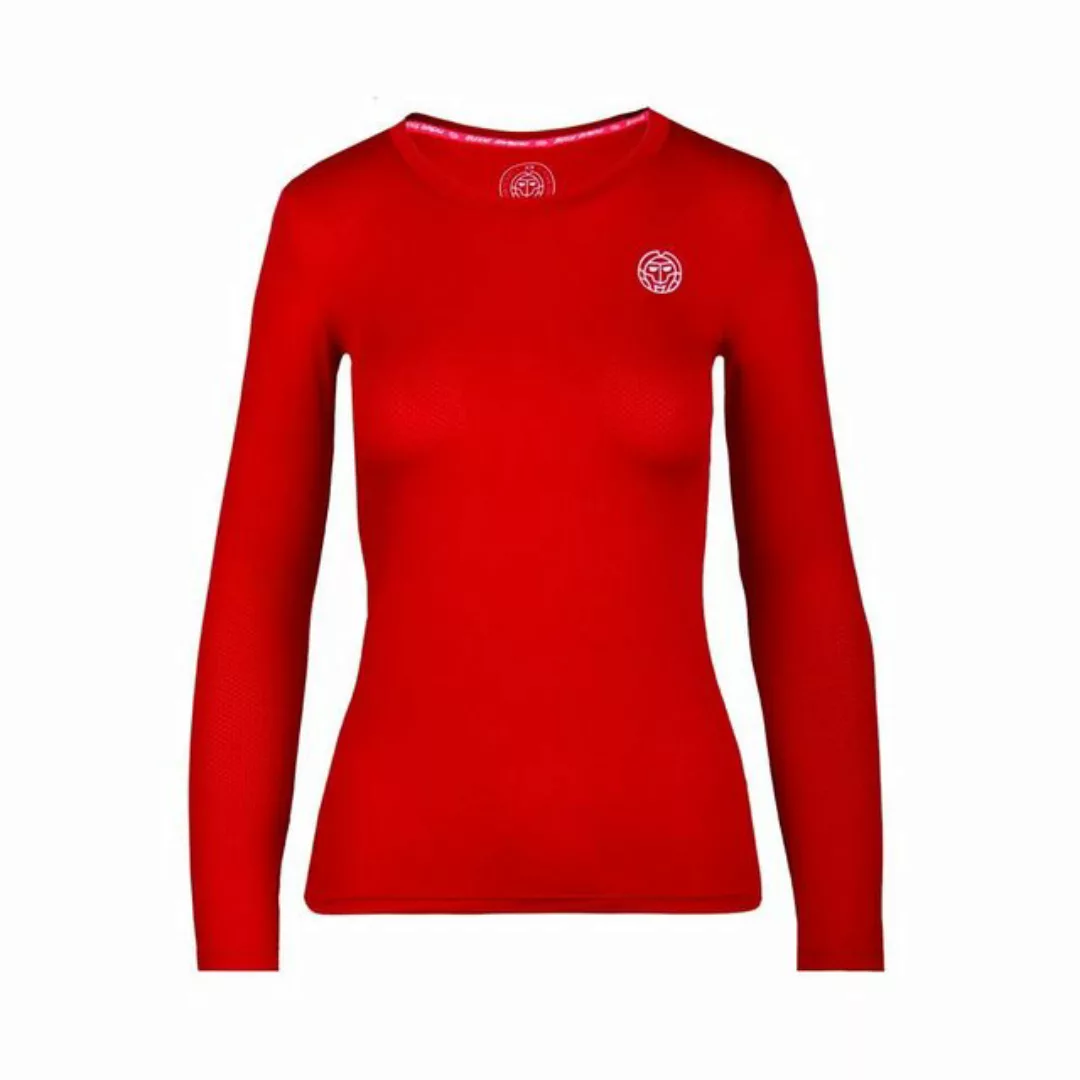 BIDI BADU Langarmshirt Pia Funktionsshirt langarm für Damen in rot günstig online kaufen