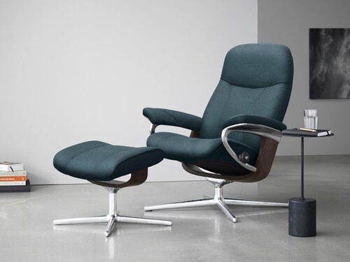 Stressless Relaxsessel "Consul", mit Cross Base, Größe S, M & L, Holzakzent günstig online kaufen