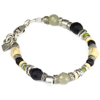 Cryady  Armbänder BR-149 JOPLIN-BLACK/GREEN günstig online kaufen