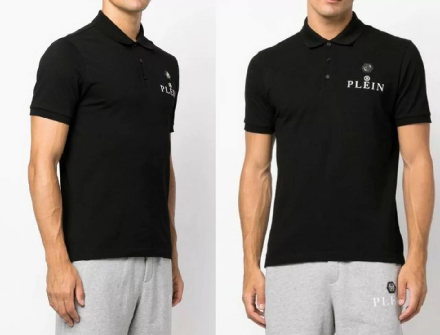 PHILIPP PLEIN Poloshirt PHILIPP PLEIN Polo Shirt Polohemd SS Patch Logo Hem günstig online kaufen