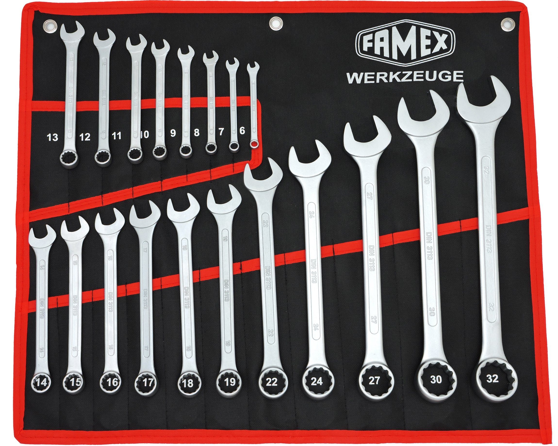 FAMEX Gabel- und Ringschlüssel 10349-19 Ringmaulschlüssel günstig online kaufen