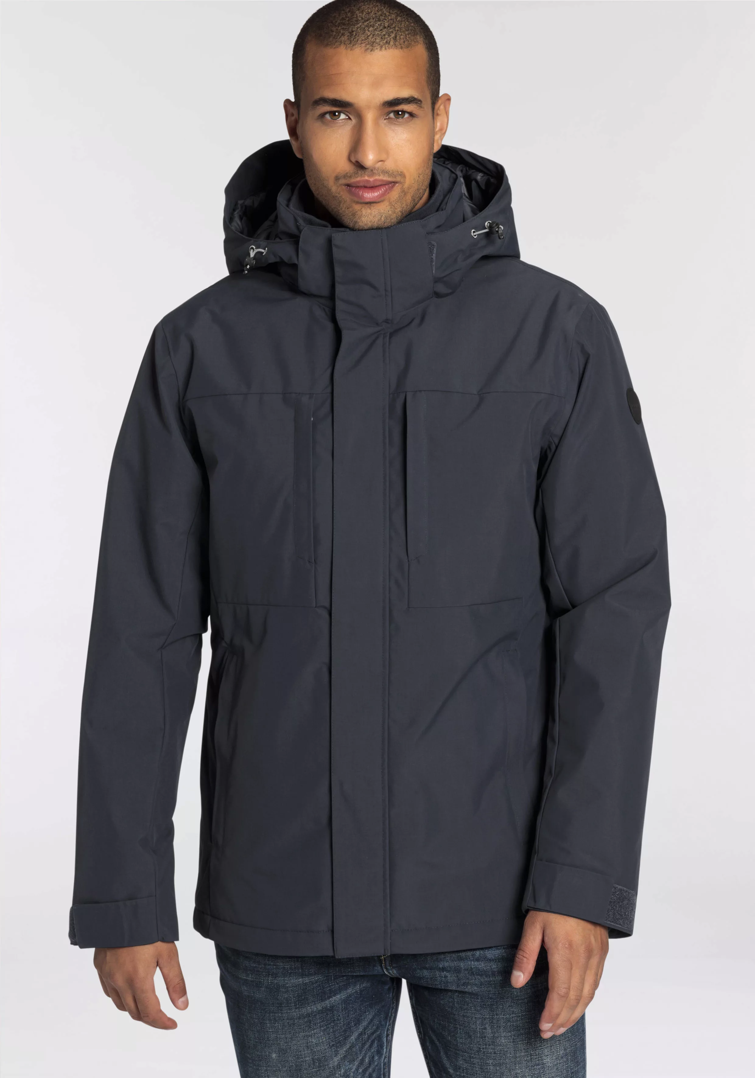 Icepeak Funktionsjacke "H FUNKTIONSJACKE ALSTON", mit Kapuze, mit Logoschri günstig online kaufen