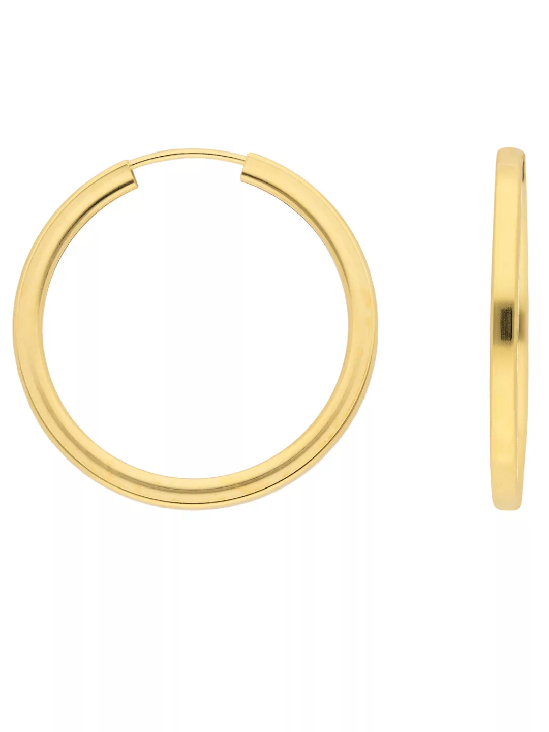 Adelia´s Paar Ohrhänger "333 Gold Ohrringe Creolen Ø 30 mm", Goldschmuck fü günstig online kaufen