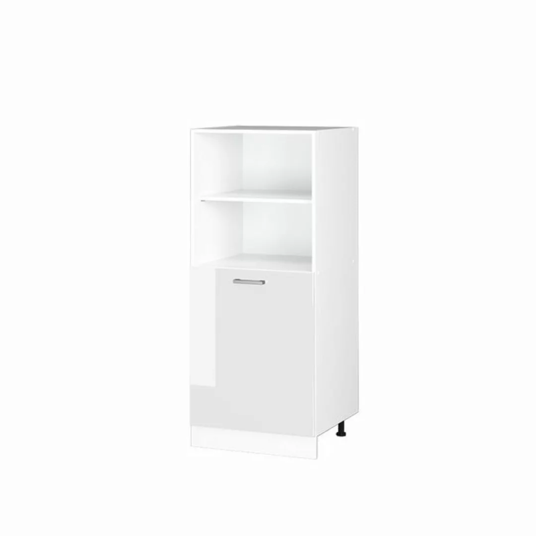 Vicco Backofenumbauschrank Küchenhochschrank R-Line 60 cm Weiß kleine Tür günstig online kaufen