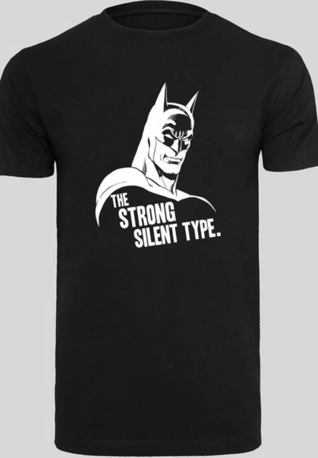 F4NT4STIC Kurzarmshirt F4NT4STIC Herren Batman Strong Silent with T-Shirt R günstig online kaufen