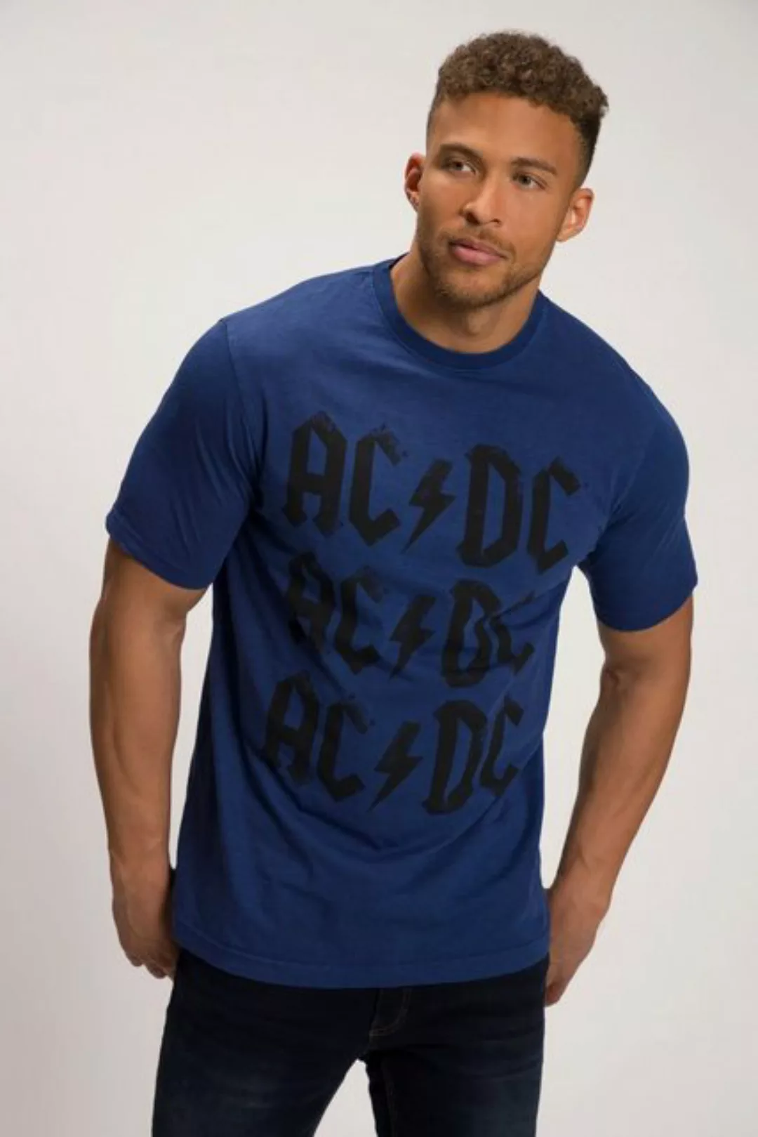 JP1880 T-Shirt T-Shirt Bandshirt AC/DC Halbarm bis 8 XL günstig online kaufen