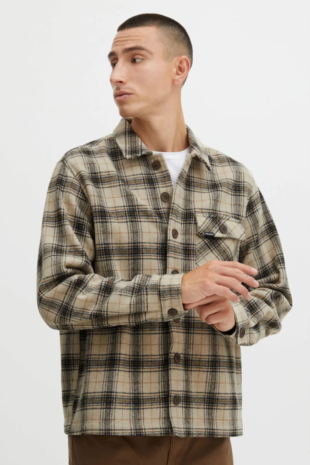 Blend Fieldjacket "BLEND BHOvershirt", ohne Kapuze günstig online kaufen