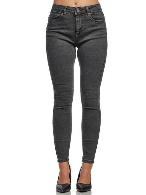 Tazzio High-waist-Jeans F101 Damen Skinny Fit Jeanshose günstig online kaufen