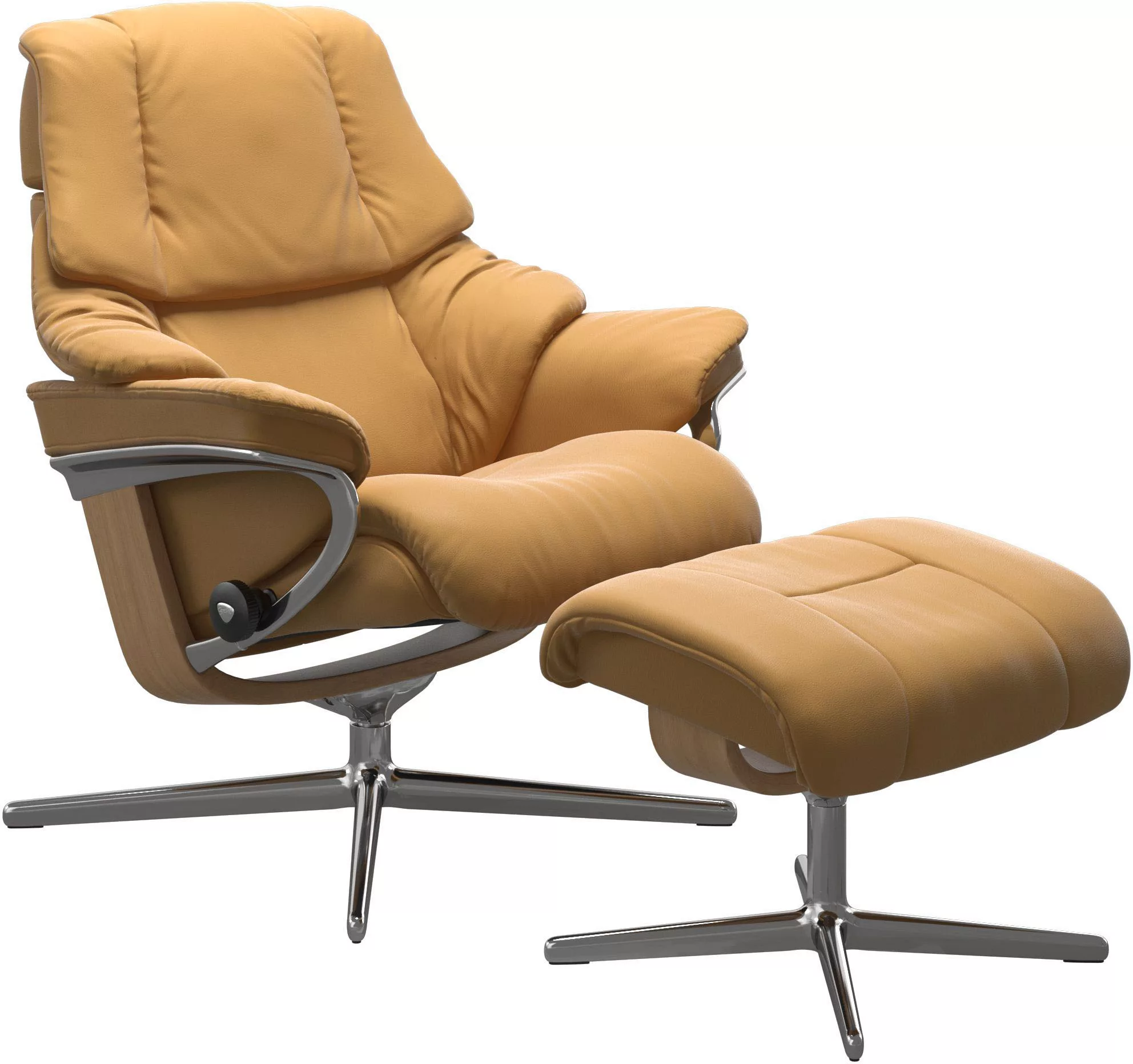 Stressless® Relaxsessel »Reno«, (Set, Relaxsessel mit Hocker), mit Hocker, günstig online kaufen