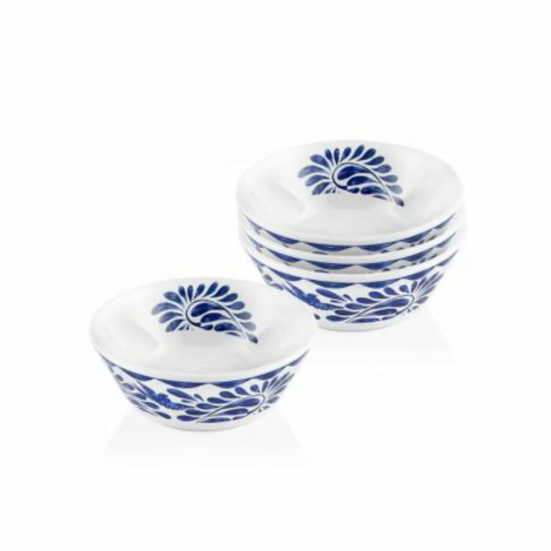 THE MIA Keramik Schüssel Set 4-tlg. Ø 15 cm Azur Serie blau günstig online kaufen