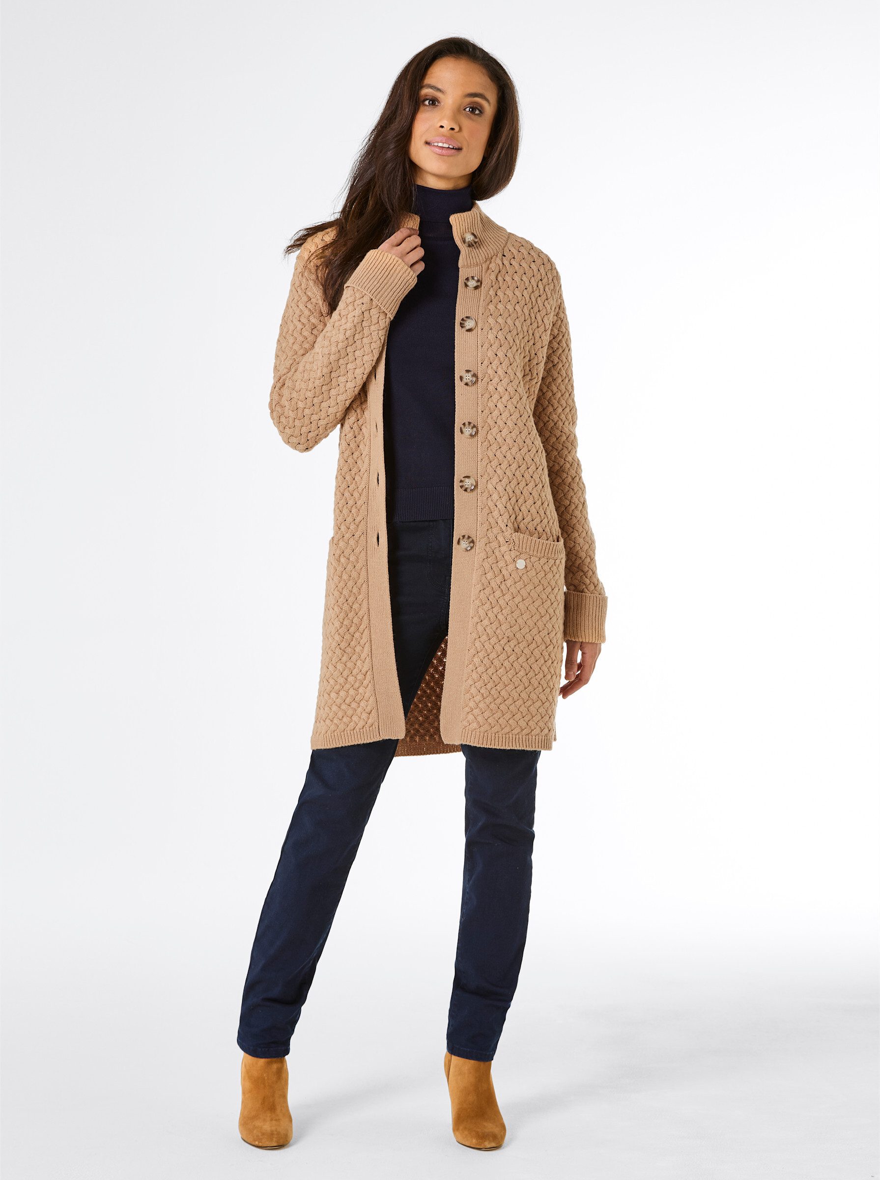 creation L Strickjacke Longstrickjacke günstig online kaufen