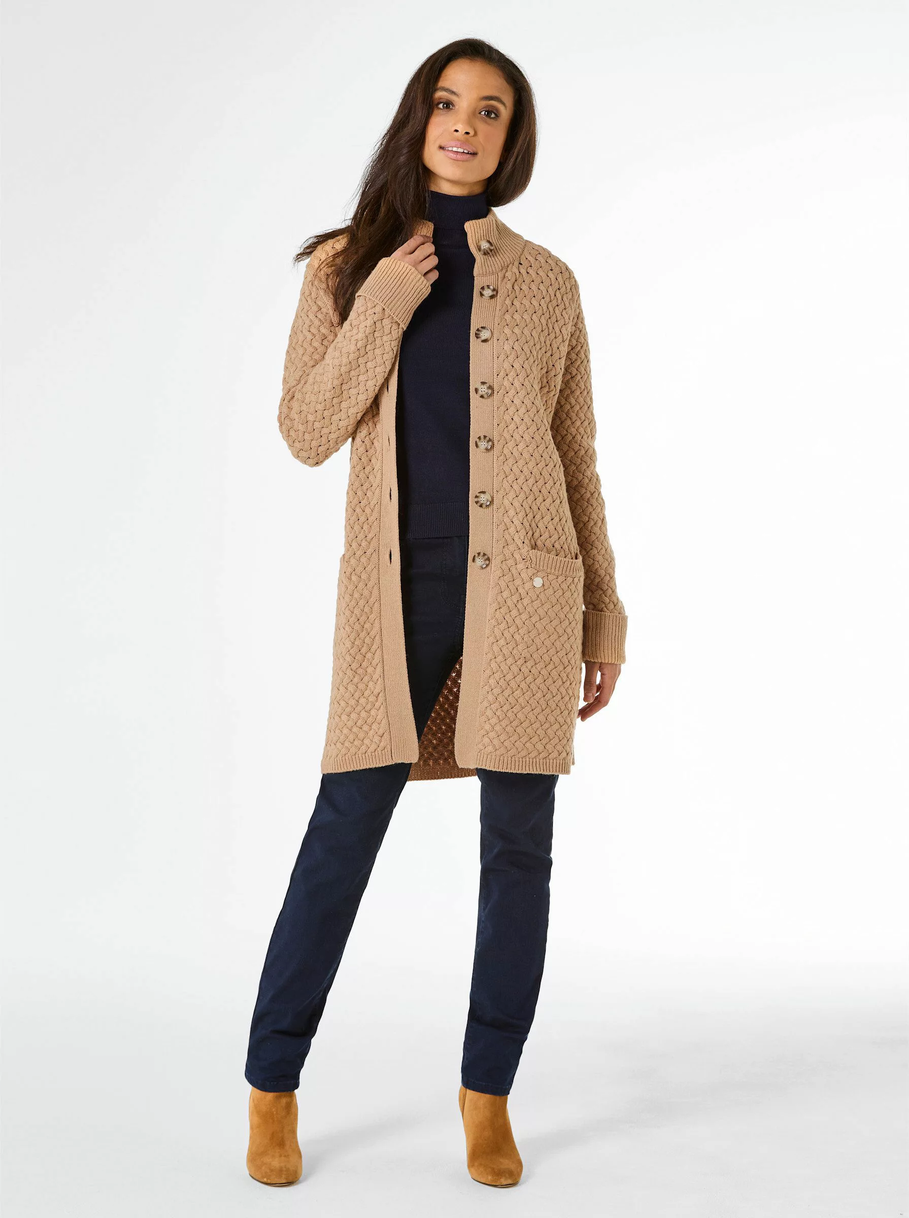 creation L Strickjacke Longstrickjacke günstig online kaufen