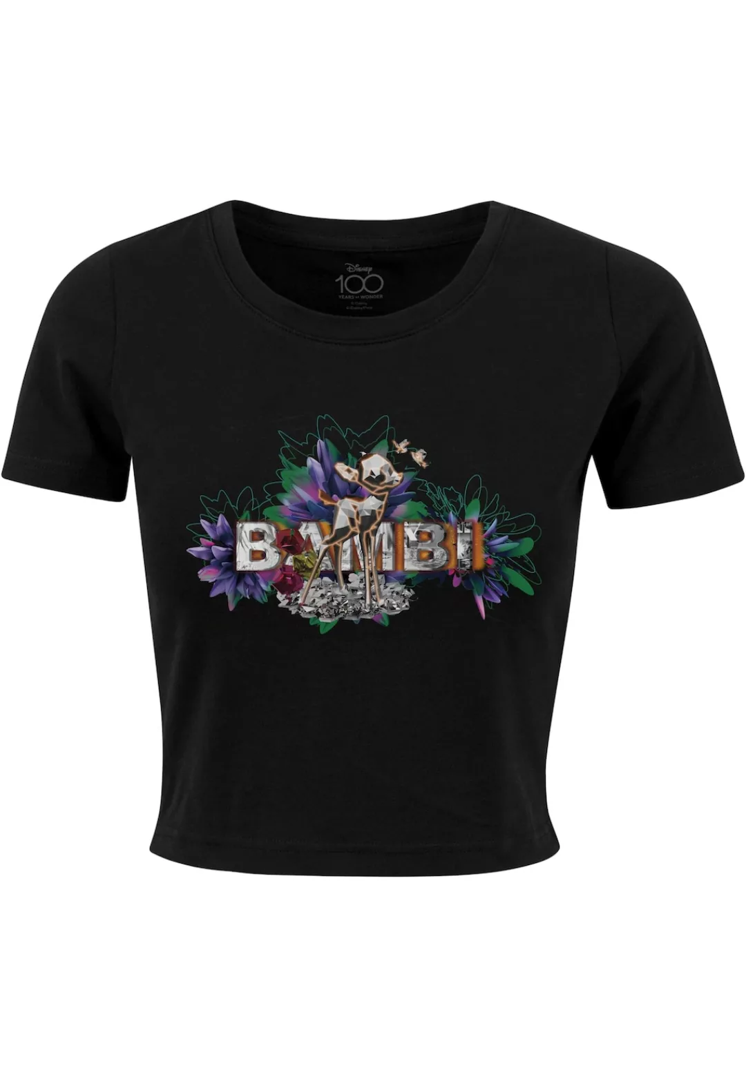 Merchcode T-Shirt "Merchcode Damen Ladies Disney 100 Bambi Tee" günstig online kaufen