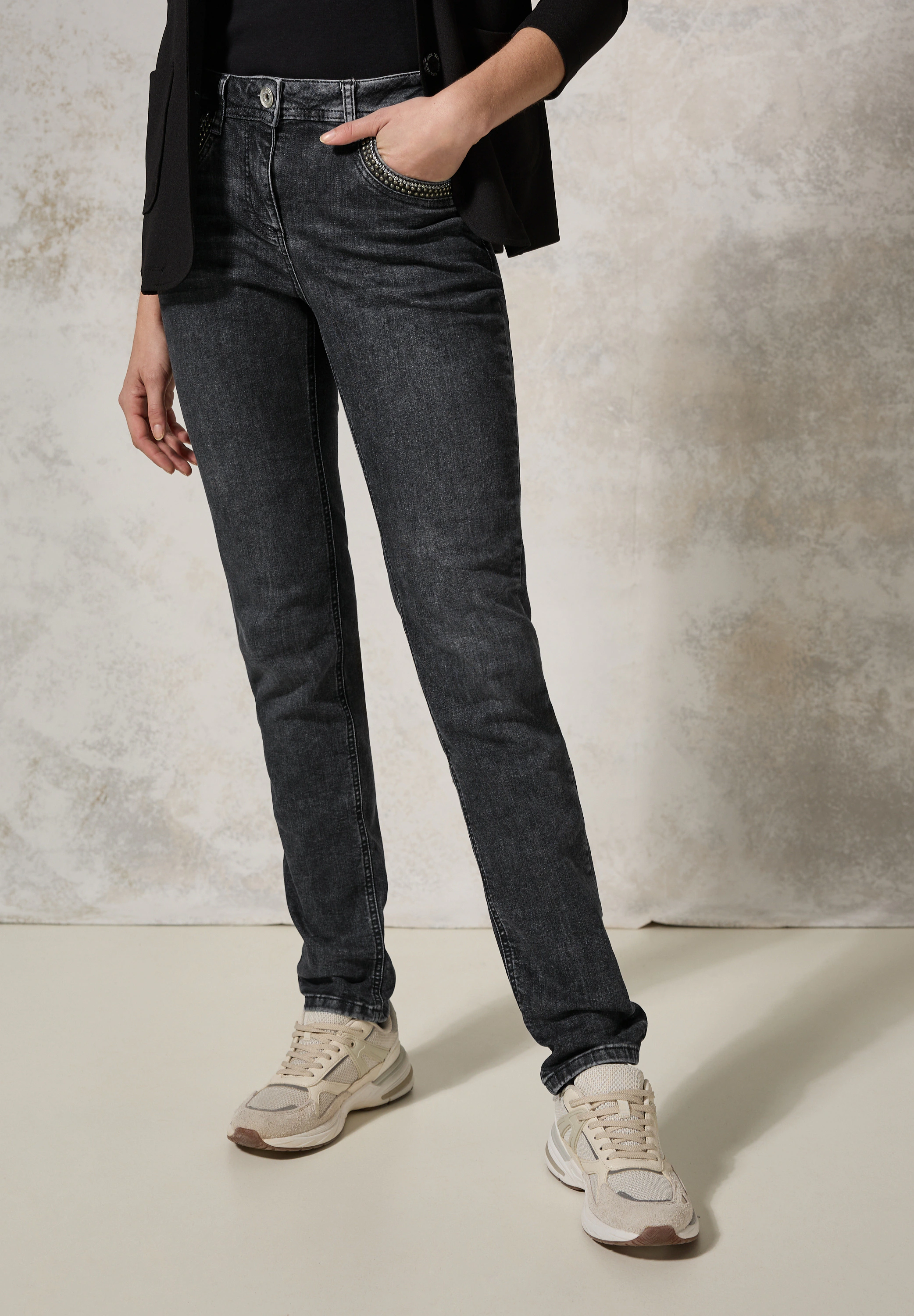 Cecil Slim-fit-Jeans SCARLETT im Five-Pocket Style günstig online kaufen