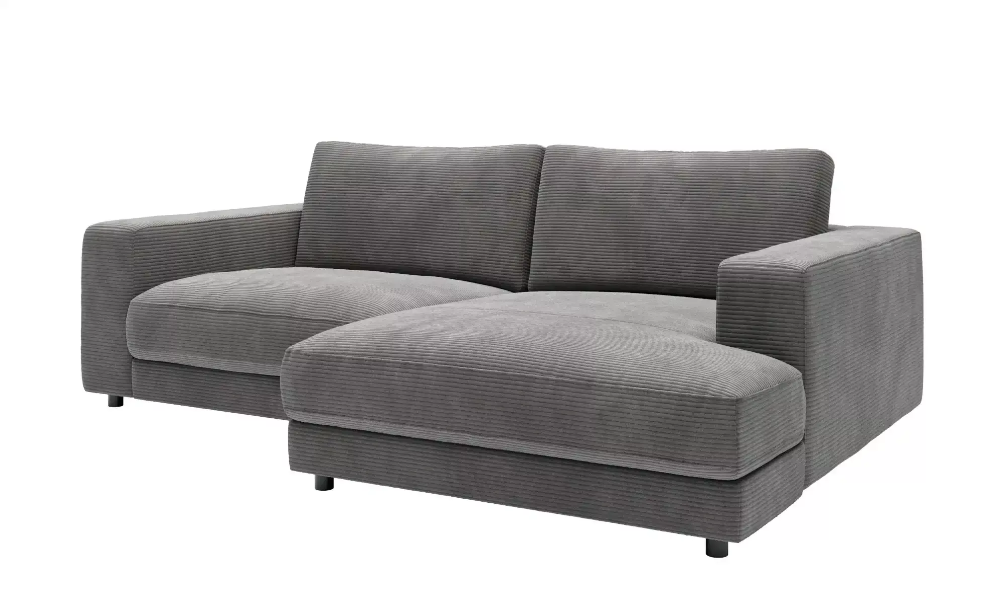 Jette Home Ecksofa in Cord Sila ¦ grau ¦ Maße (cm): B: 250 H: 85 T: 170.0 P günstig online kaufen