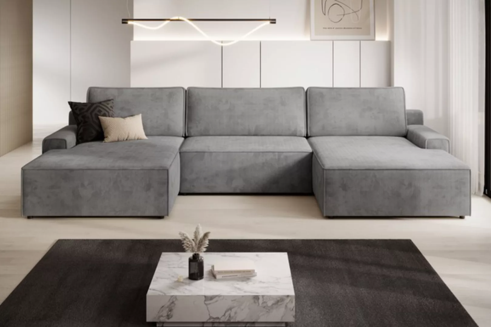 TRENDMANUFAKTUR Wohnlandschaft »Challenge, Schlafsofa mit Bettkasten, Couch günstig online kaufen