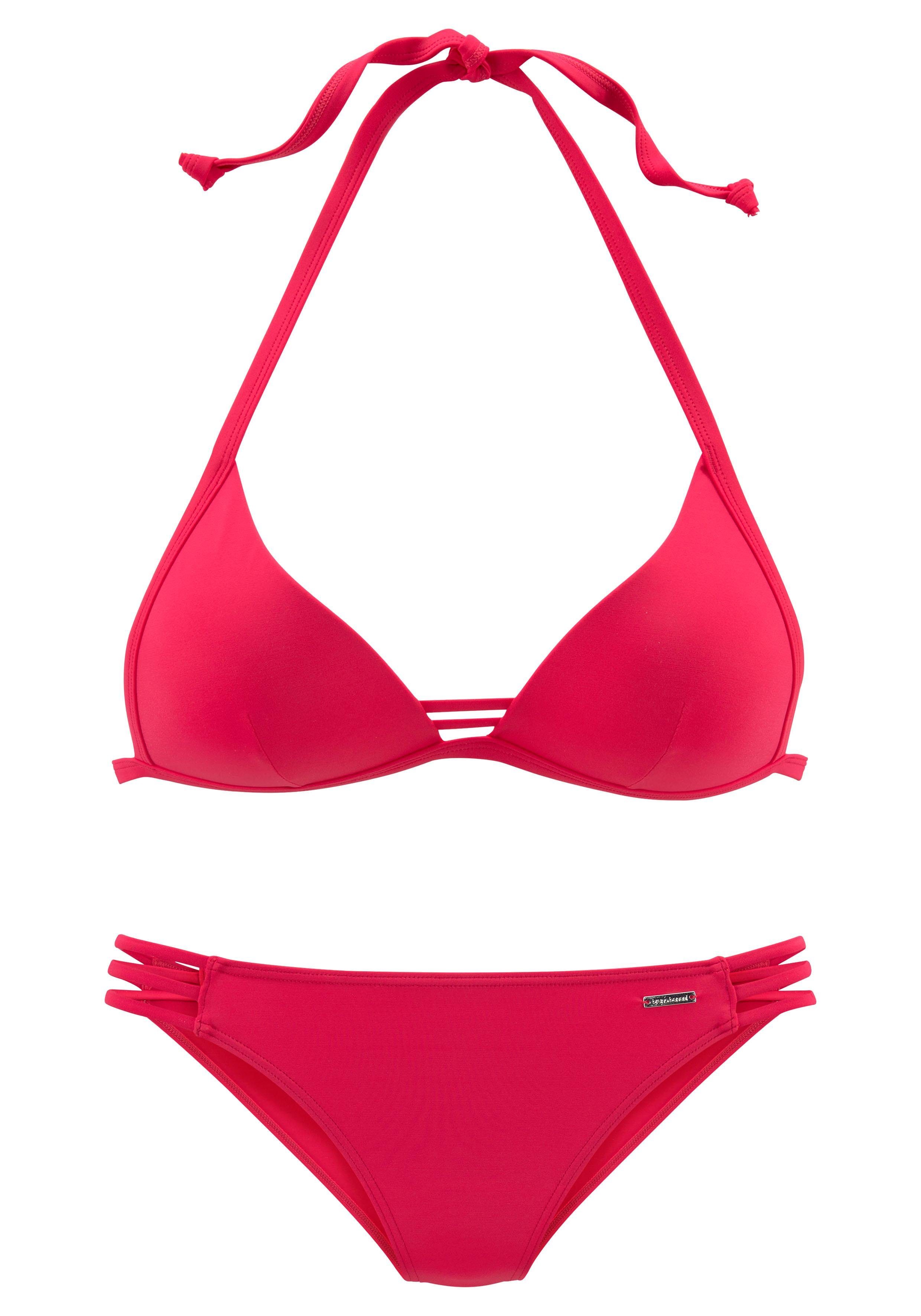 Bruno Banani Triangel-Bikini, mit Zierbändern günstig online kaufen