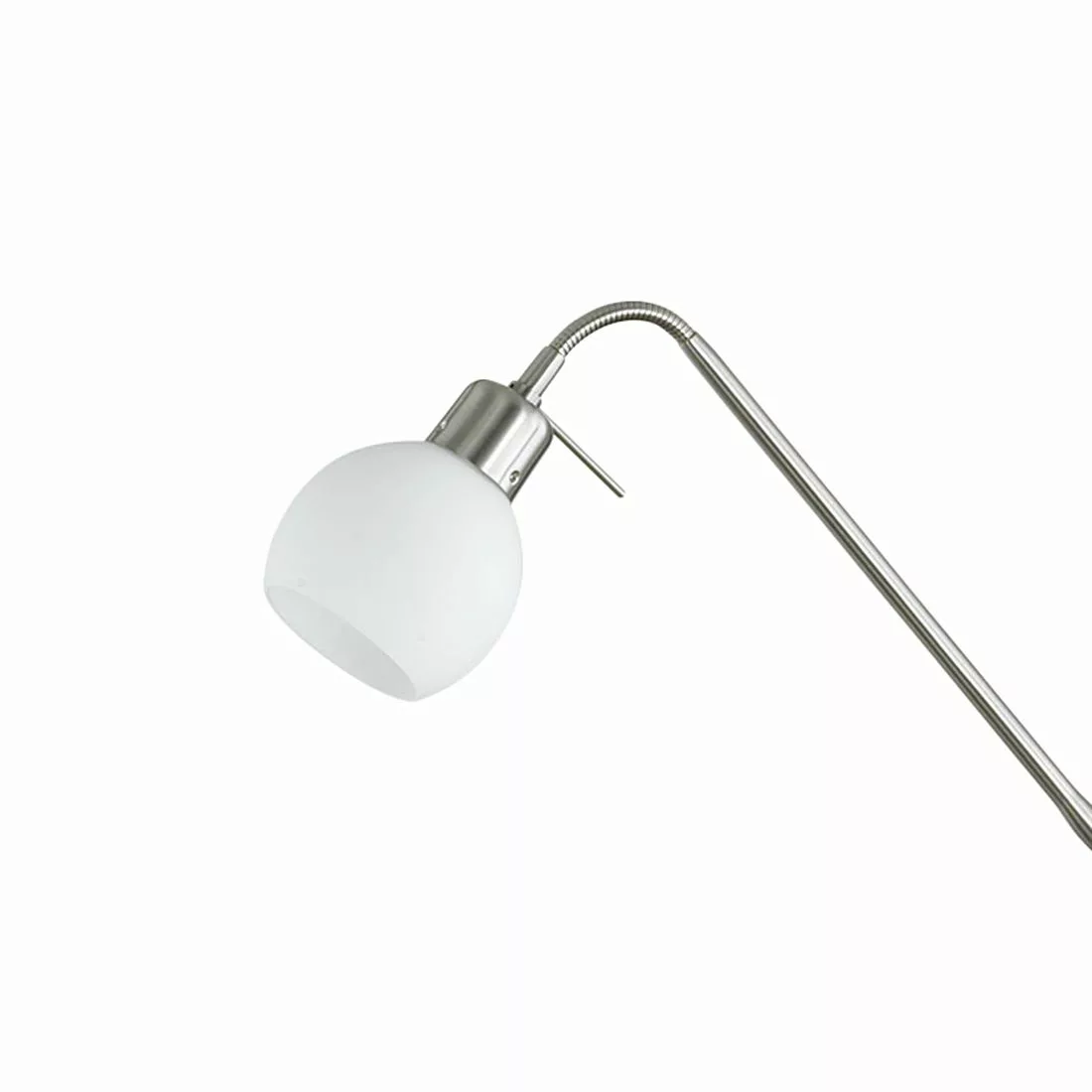 home24 Trio LED-Stehleuchte 1-flammig Metall Modern Nickel 23x150 cm (BxH) günstig online kaufen