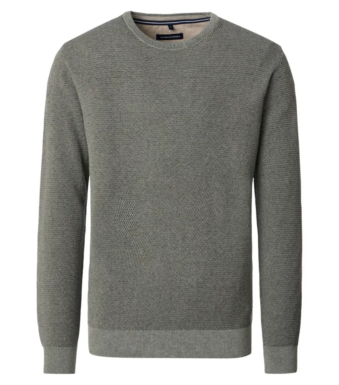 CASAMODA Strickpullover "CASAMODA Pullover uni" günstig online kaufen