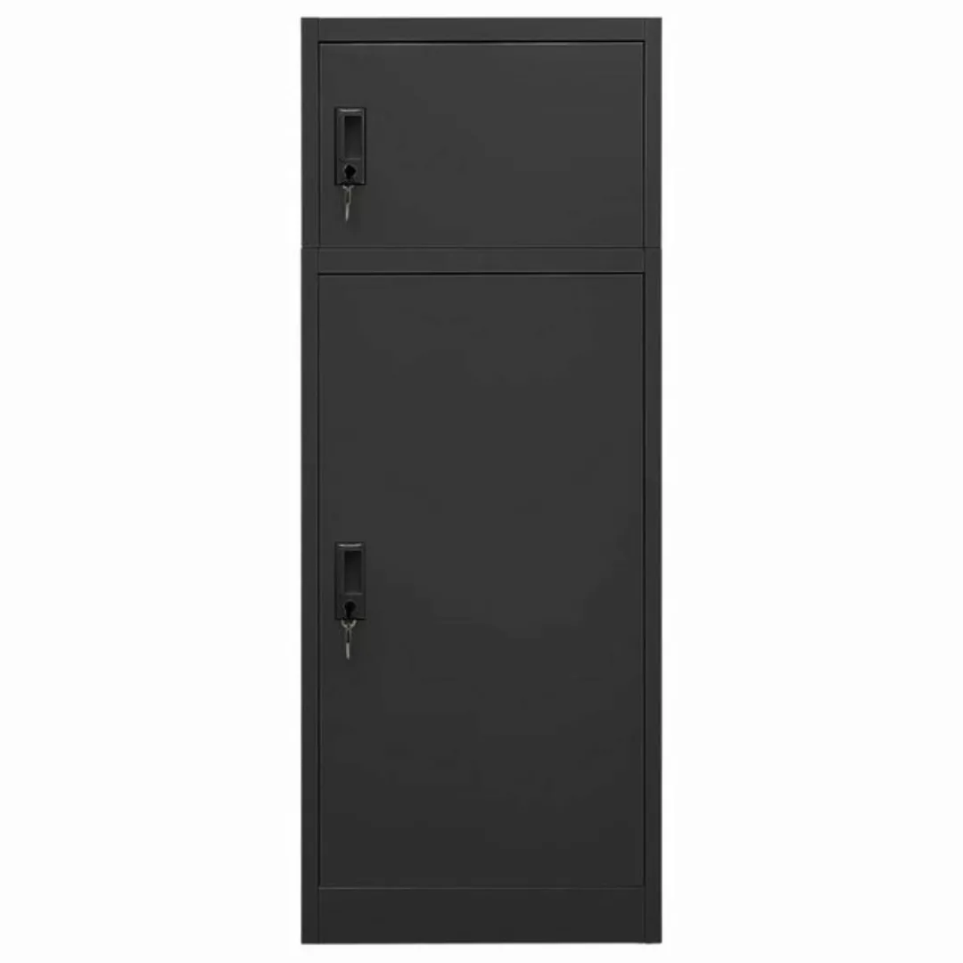 vidaXL Aktenschrank Sattelschrank Anthrazit 53x53x140 cm Stahl günstig online kaufen