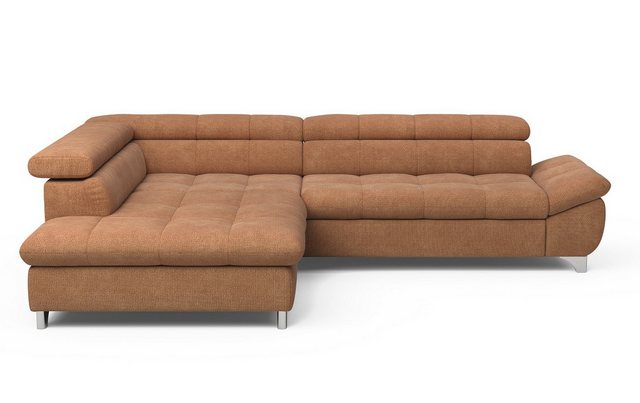 COTTA Ecksofa Gemini, mit Schlaffunktion und verstellbare Kopfstützen günstig online kaufen