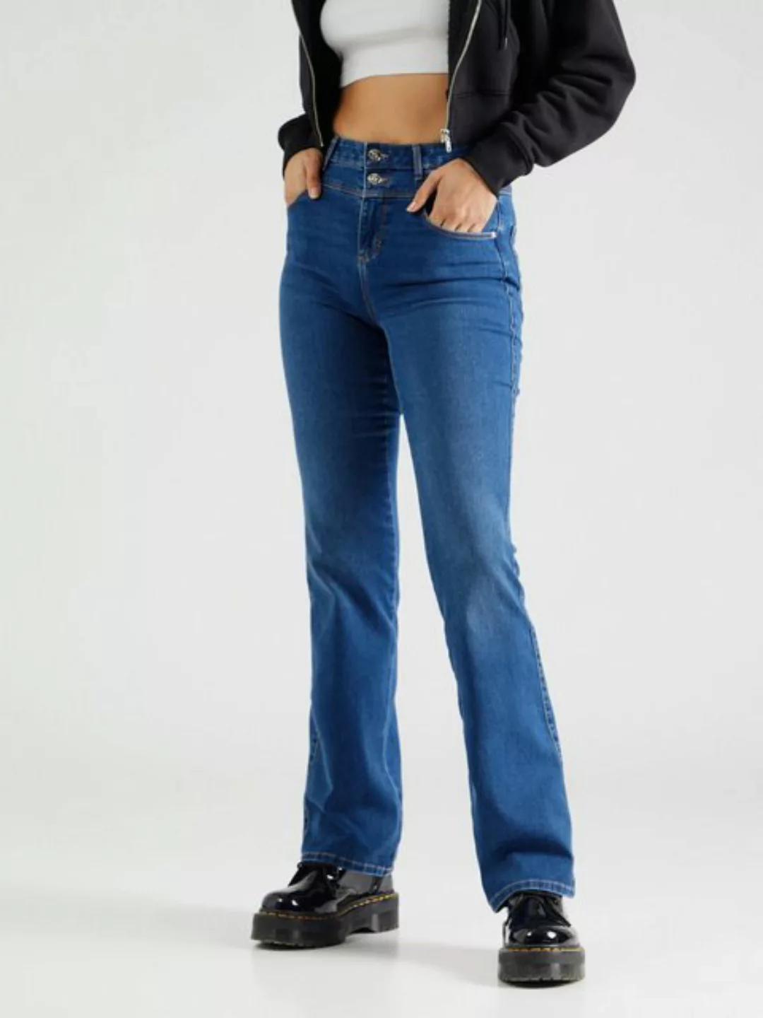 ONLY Bootcut-Jeans ONLROYAL HW DB FYOKE FLARED DNM günstig online kaufen