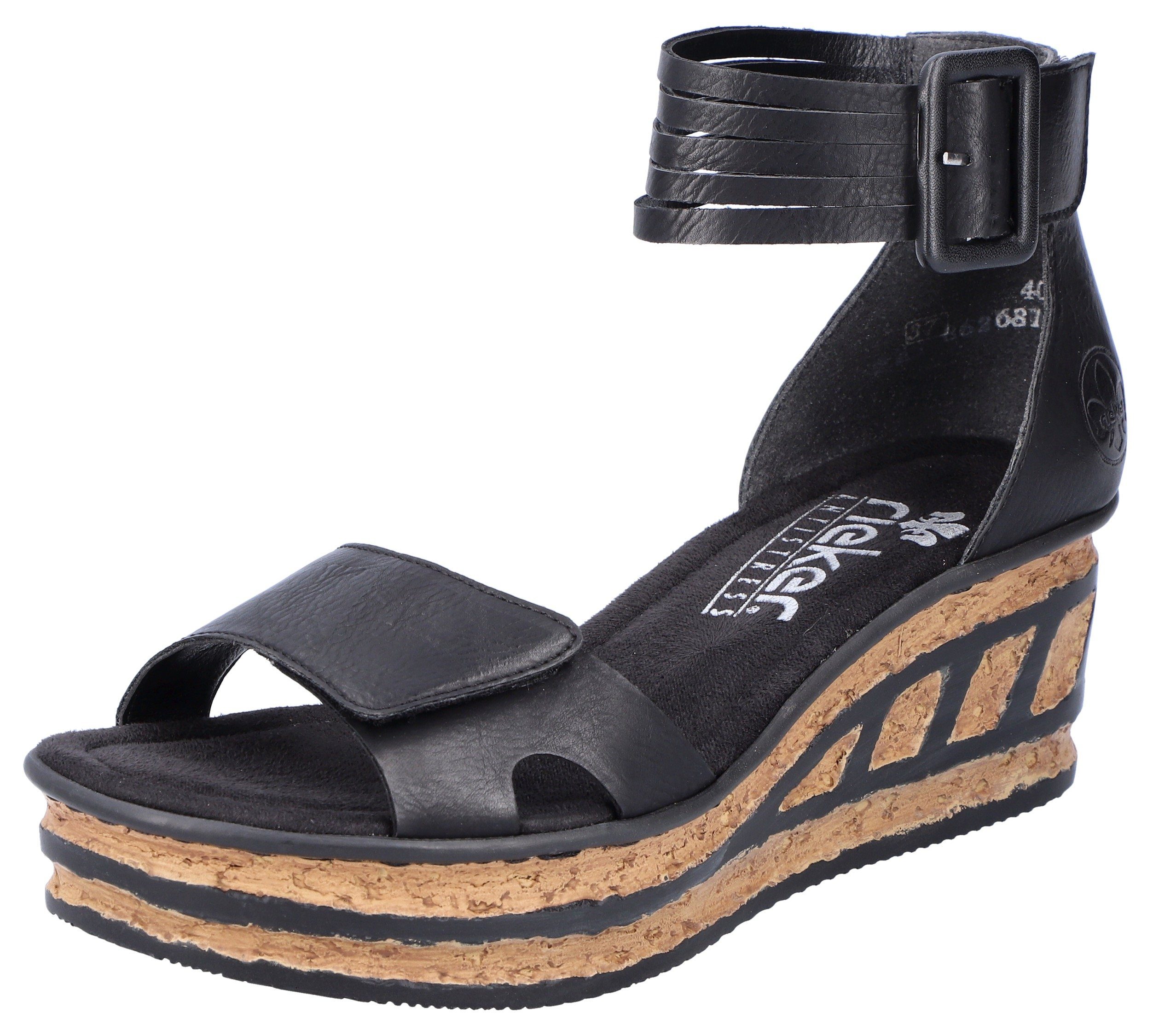 Rieker Keilsandalette, Sommerschuh, Sandale, Keilabsatz, mit günstig online kaufen