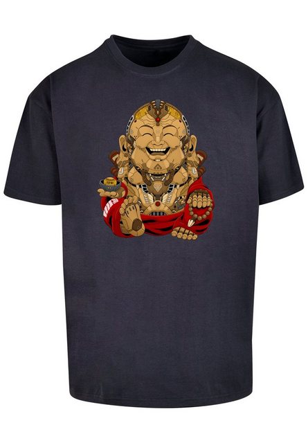 F4NT4STIC T-Shirt Happy Cyber Buddha CYBERPUNK STYLES Print günstig online kaufen