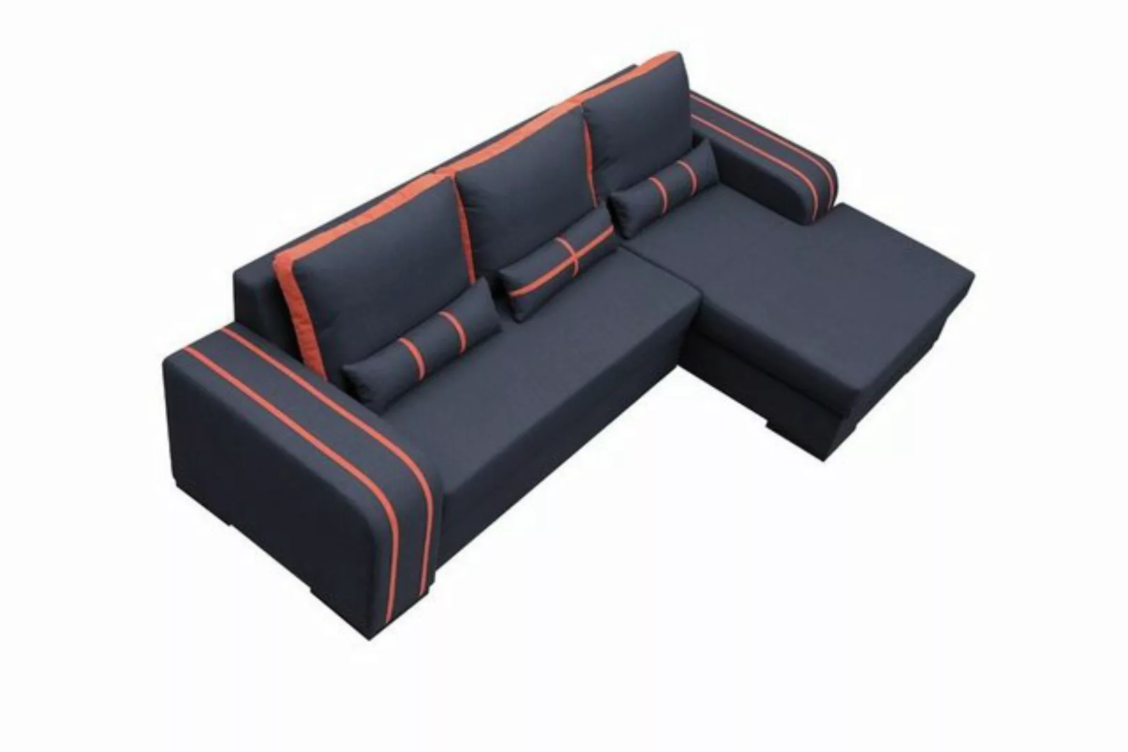 JVmoebel Ecksofa, Schlafsofa Eck Sofa Sofas Couch Bettfunktion Polster Eck günstig online kaufen