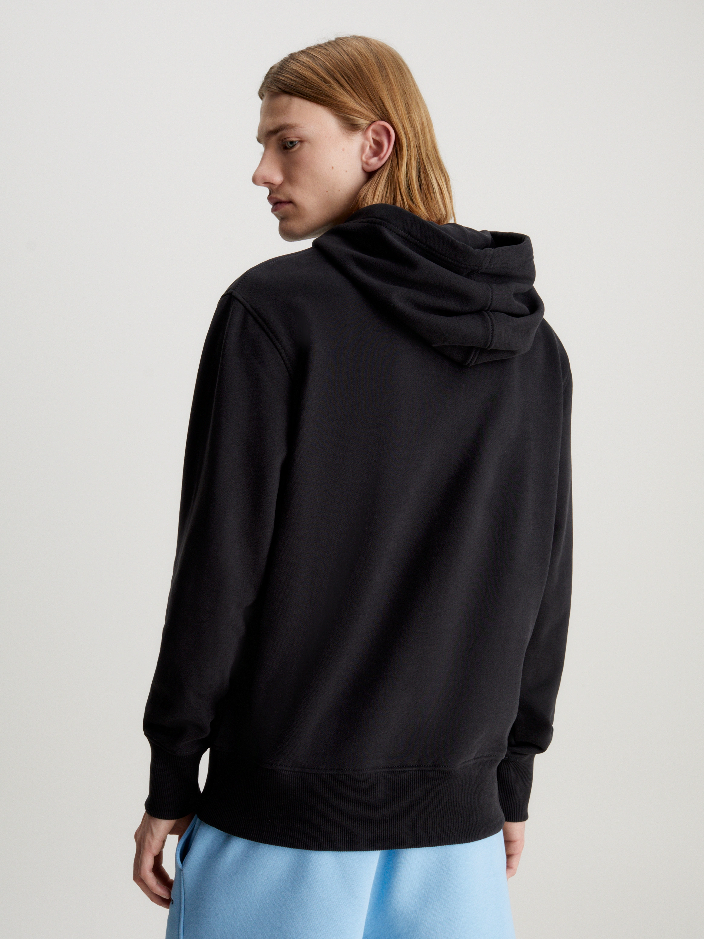 Calvin Klein Jeans Kapuzensweatshirt INSTITUTIONAL WARP HOODIE mit Logodruc günstig online kaufen