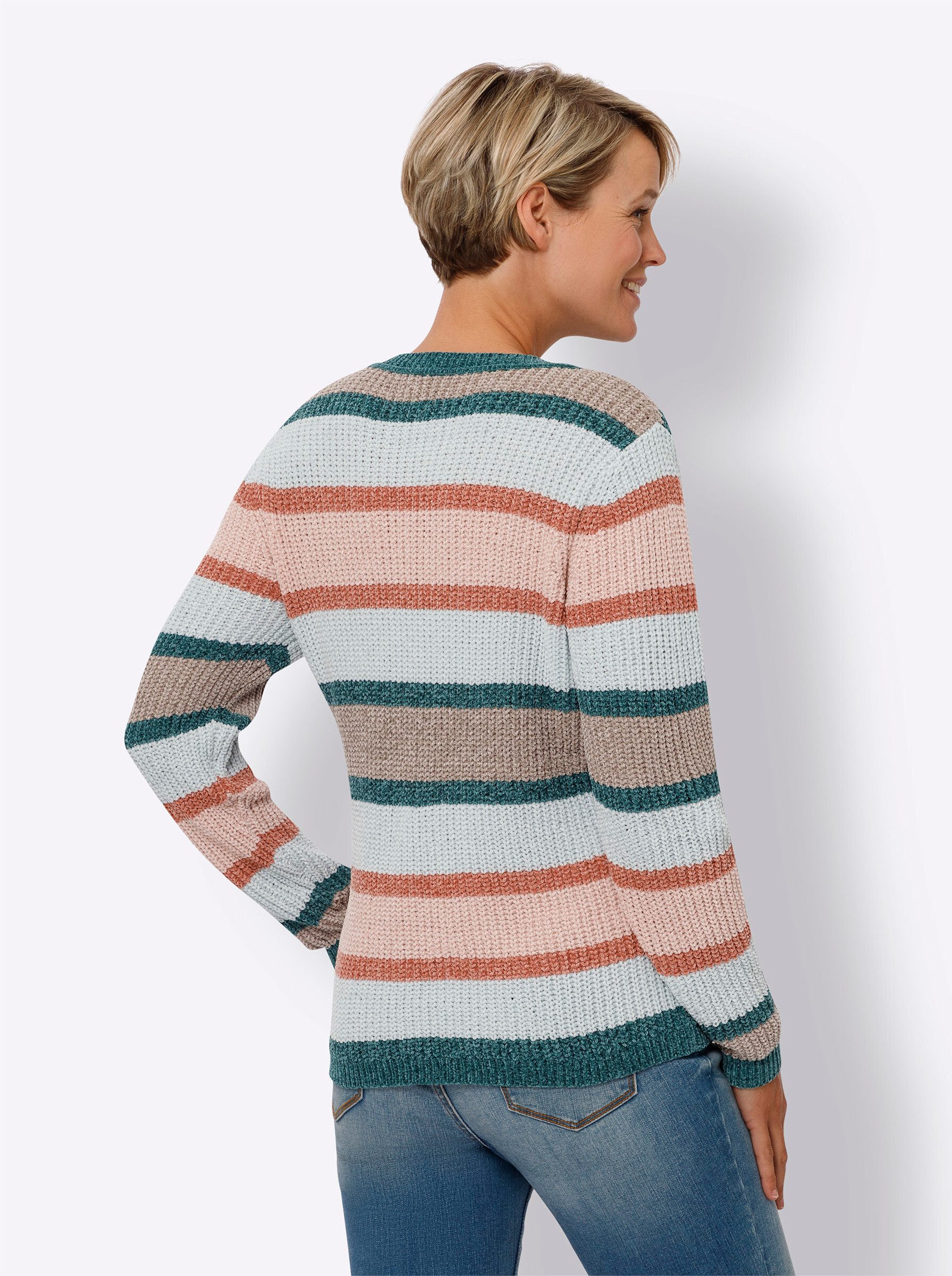 Sieh an! Strickpullover Rundhalspullover günstig online kaufen