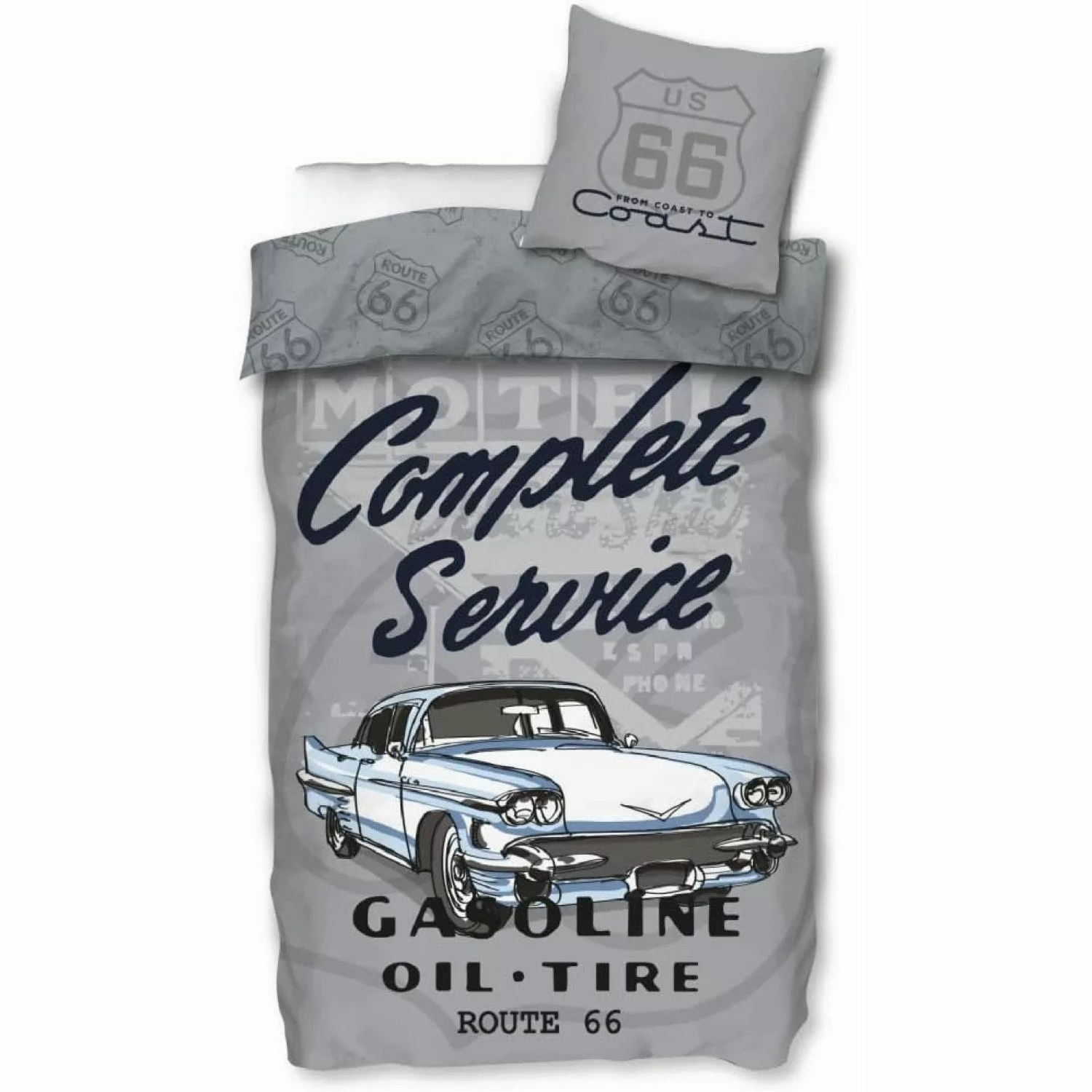 SkyBrands Wendebettwäsche Wende-Bettwäsche ROUTE 66 Bettbezug günstig online kaufen