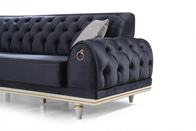 Xlmoebel Sofa Chesterfield Sofa Sitzmöbel 230cm Polsterung Einrichtung Wohn günstig online kaufen