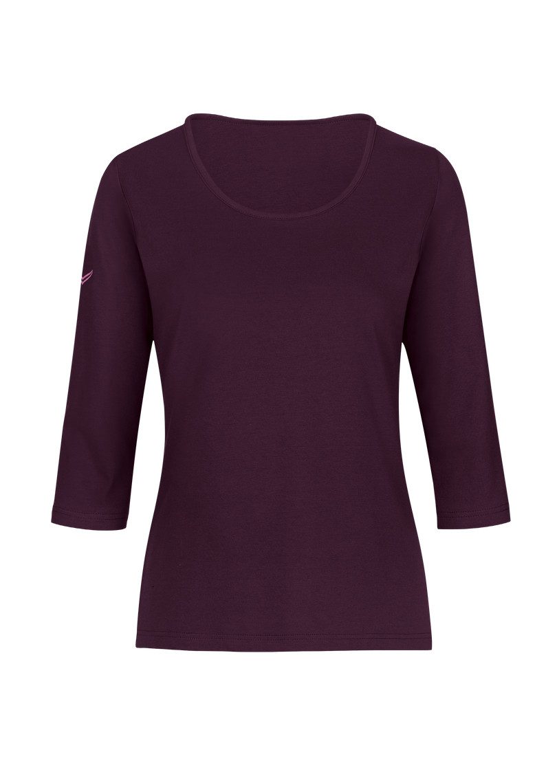 Trigema T-Shirt "TRIGEMA 3/4 Arm Shirt aus Biobaumwolle", (1 tlg.) günstig online kaufen